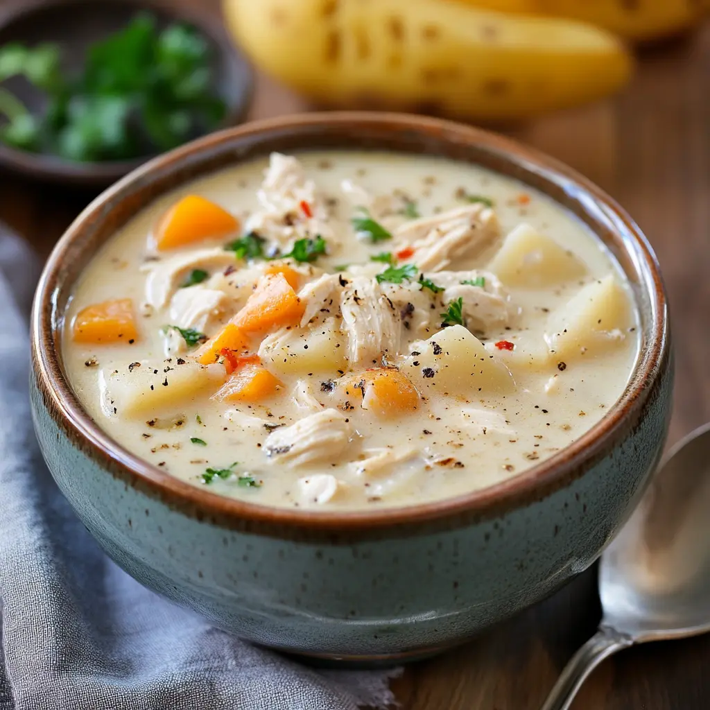 40 Comforting Soup Recipes to Warm Your Family 32 Creamy Slow Cooker Chicken and Potato Soup