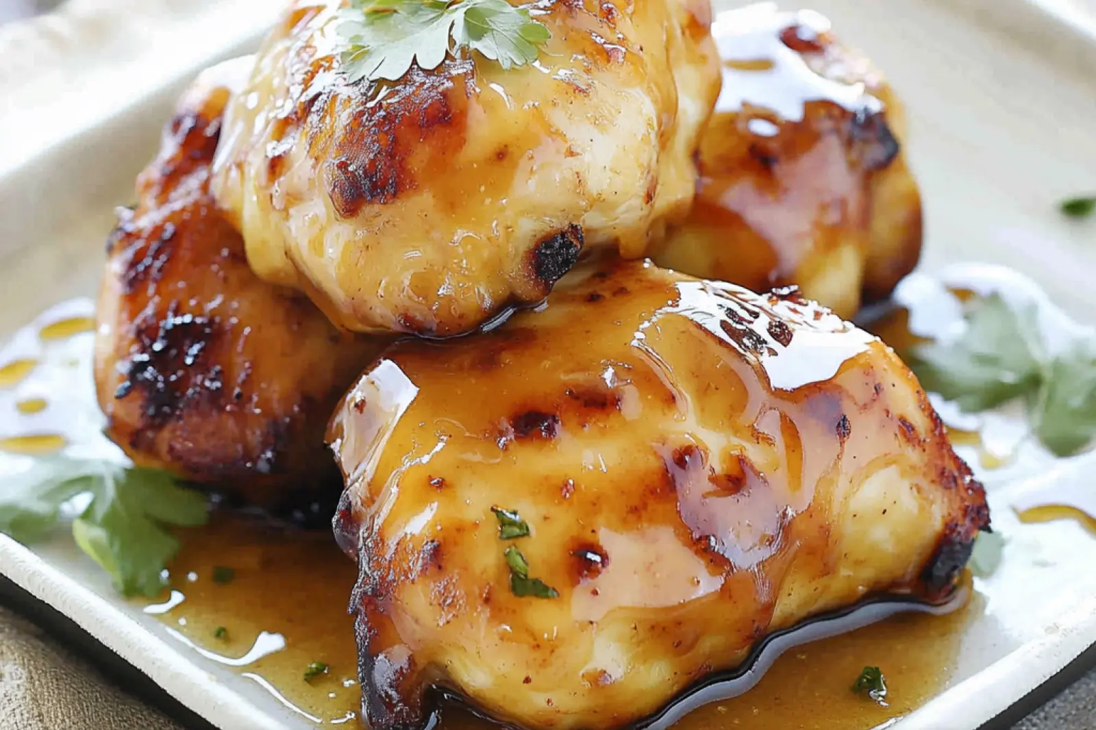 Air Fryer Easter Chicken Thighs Honey Glazed Easy Weeknight Dinner