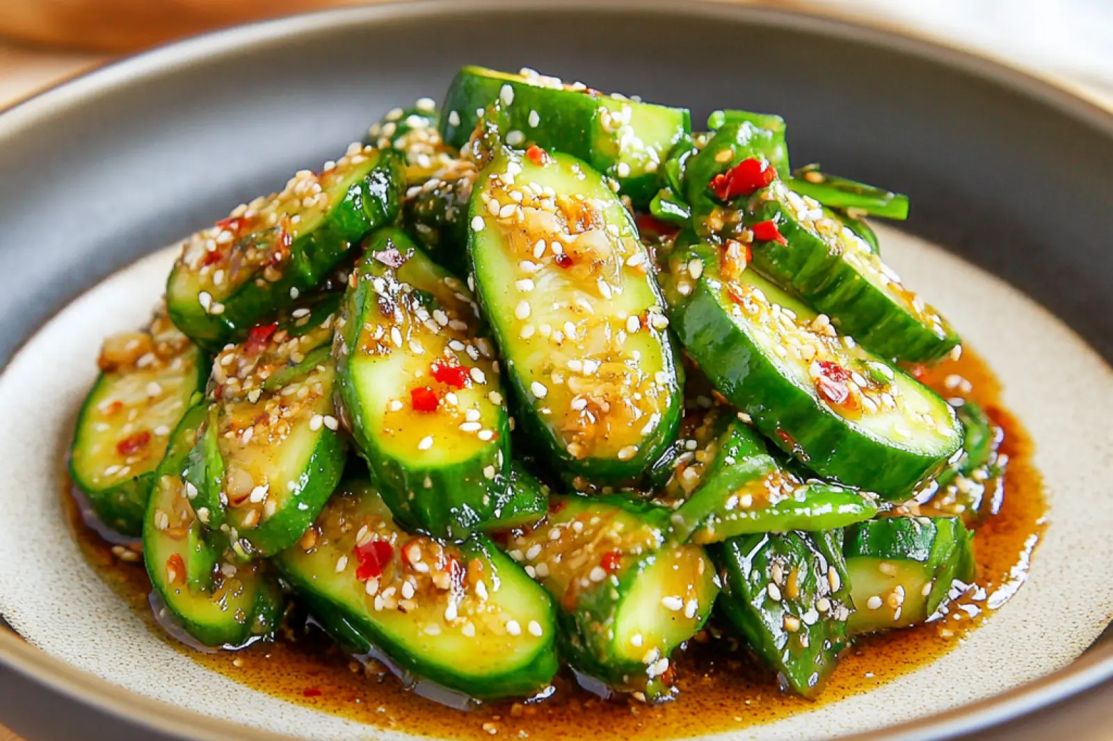 Asian Cucumber Salad TikTok Recipe Easy Fresh Dinner