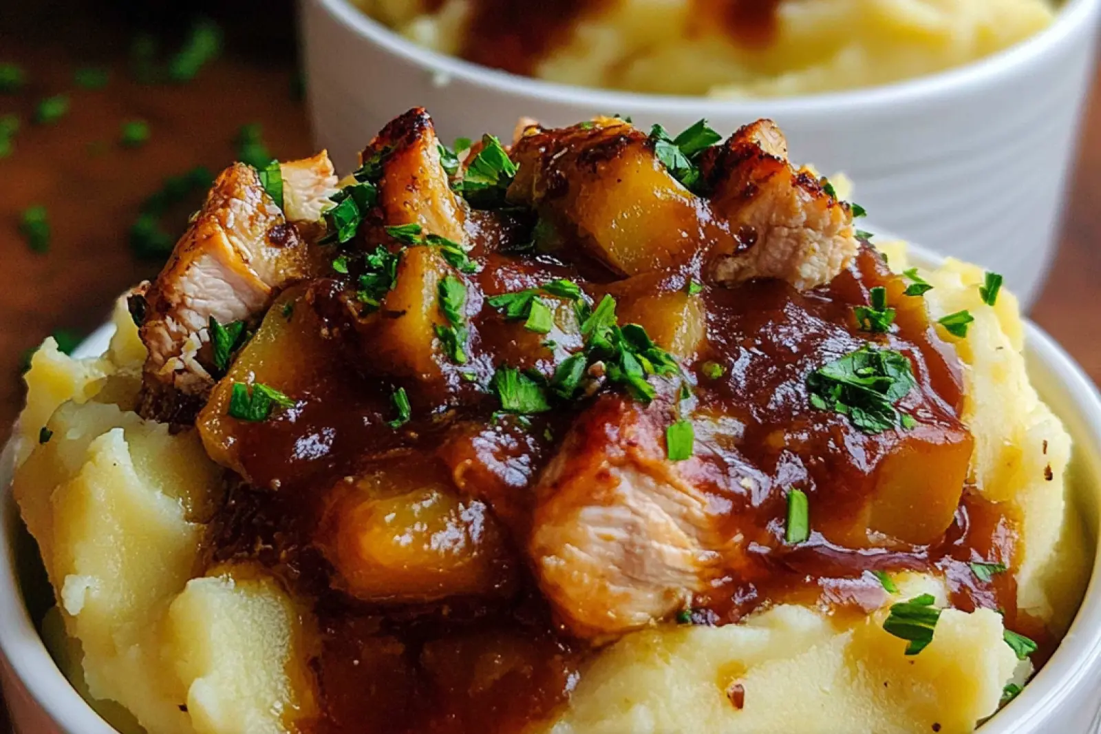 Chicken Mashed Potato Bowls Easy Comforting Dinner