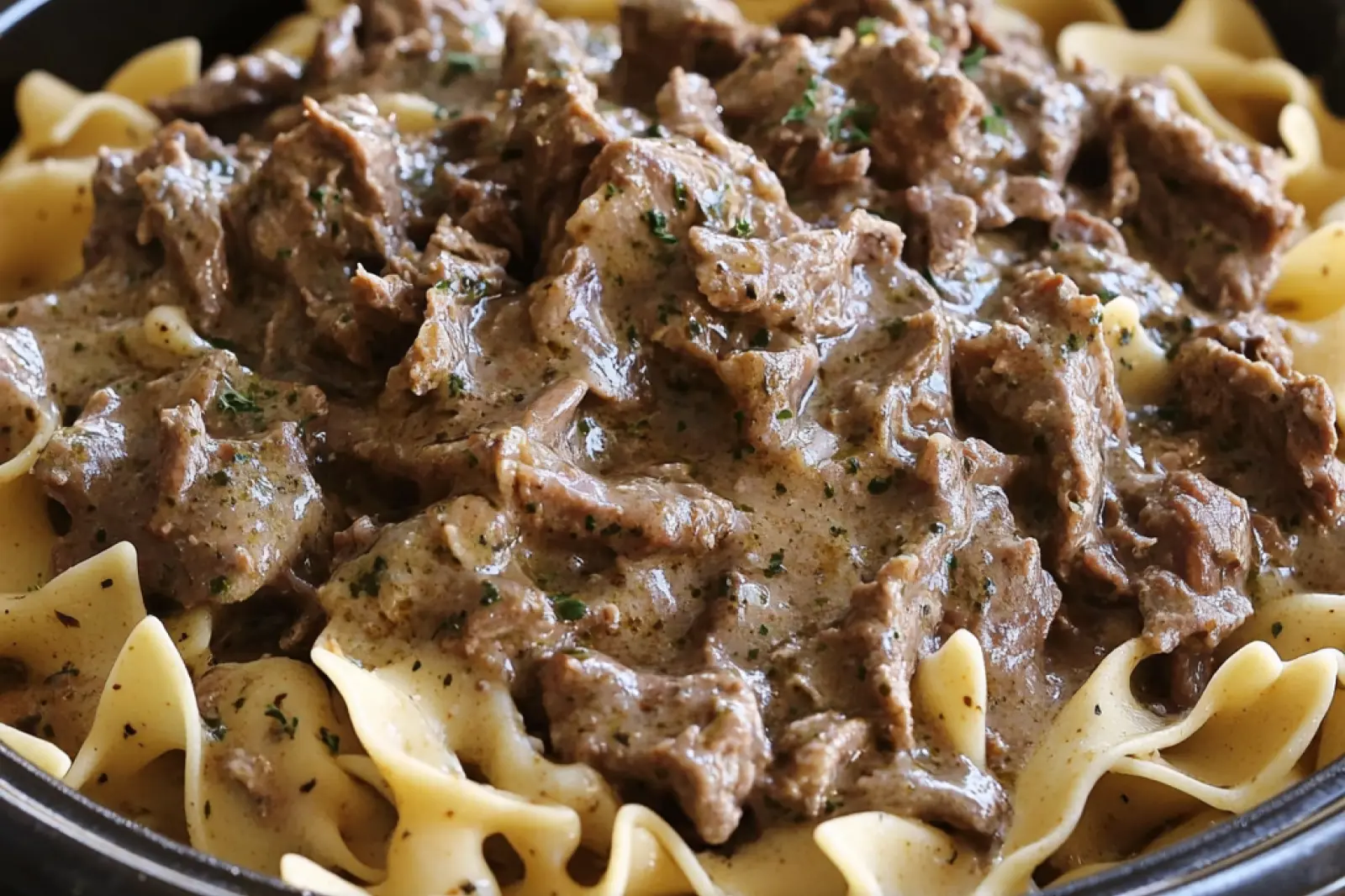 Crock Pot Beef and Noodles Easy Comforting Weeknight Dinner