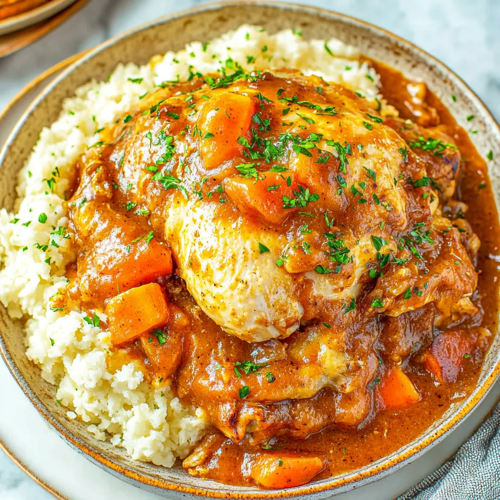 Crockpot Chicken Pot Roast Easy Dinner After a Long Day 6 CROCKPOT CHICKEN POT ROAST centered hero view, clean and uncluttered