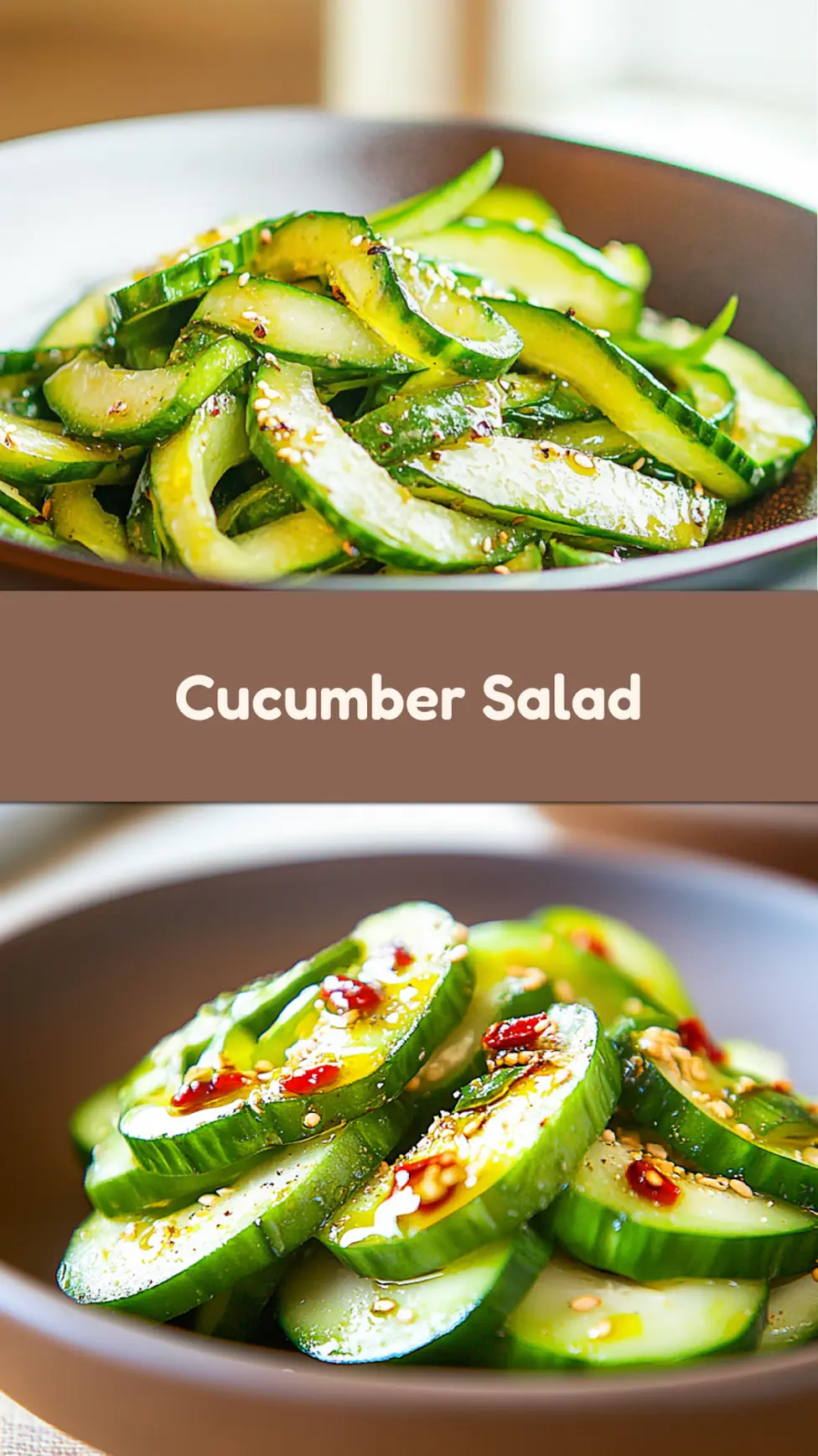 CUCUMBER SALAD TIKTOK centered hero view, clean and uncluttered_pin