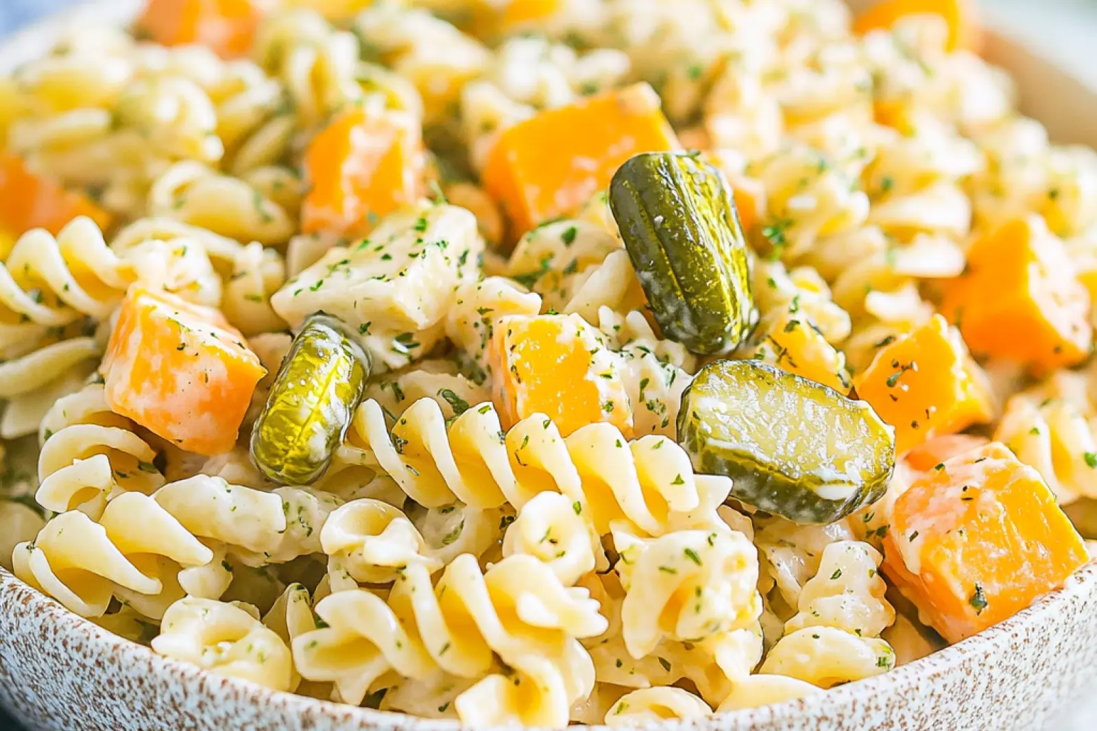 Dill Pickle Pasta Salad Easy Recipe for Busy Weeknights