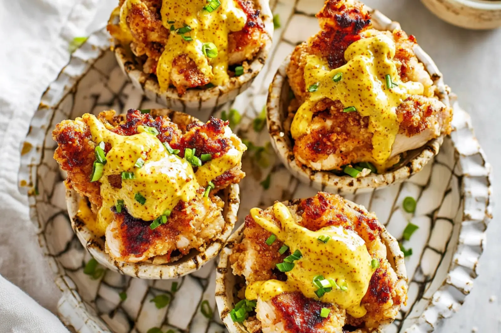 Honey Mustard Pretzel Chicken Bowls Cozy Perfect Dinner