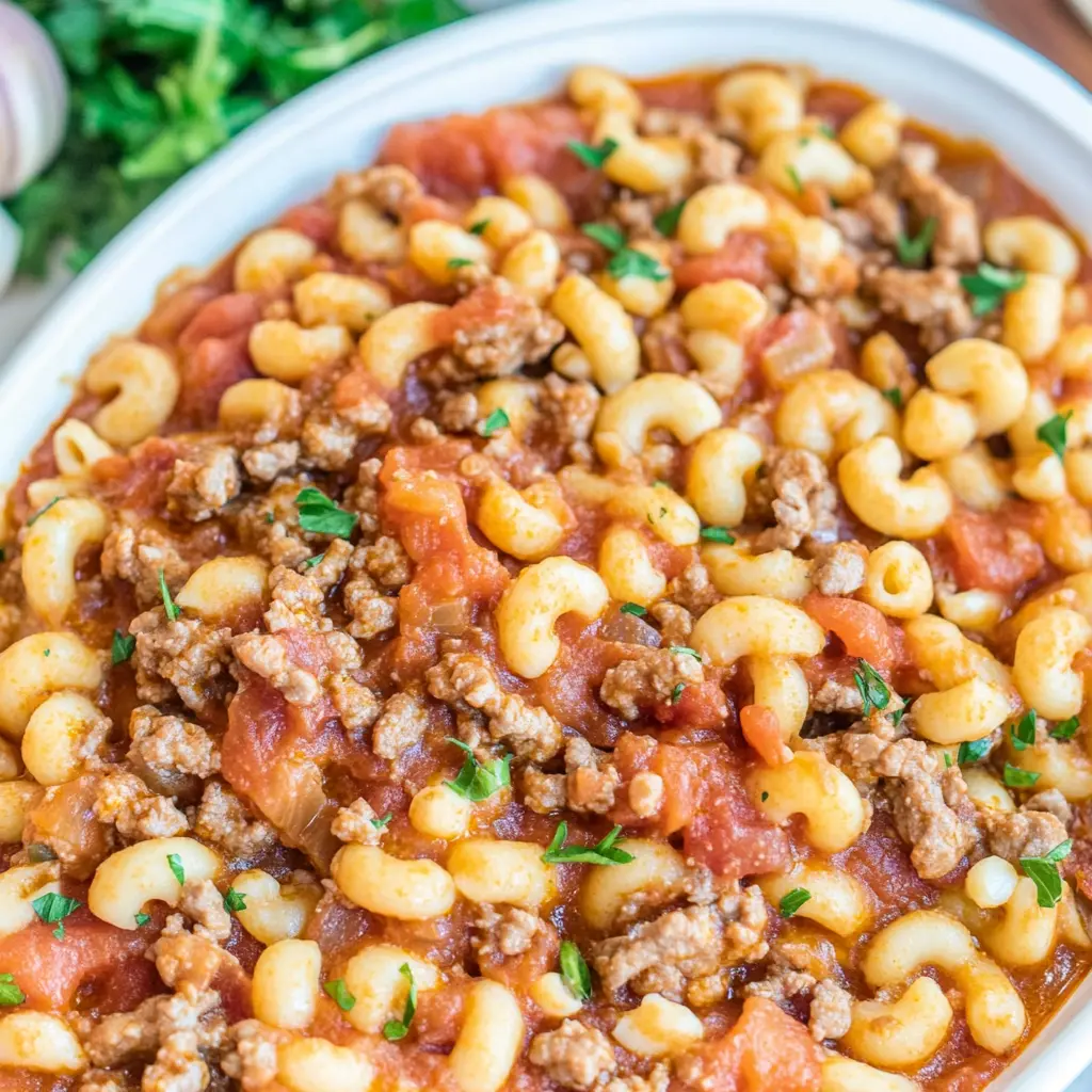 Old American Goulash Easy Comforting Weeknight Dinner 6 Old American Goulash in a pot, hearty and comforting one-pot meal