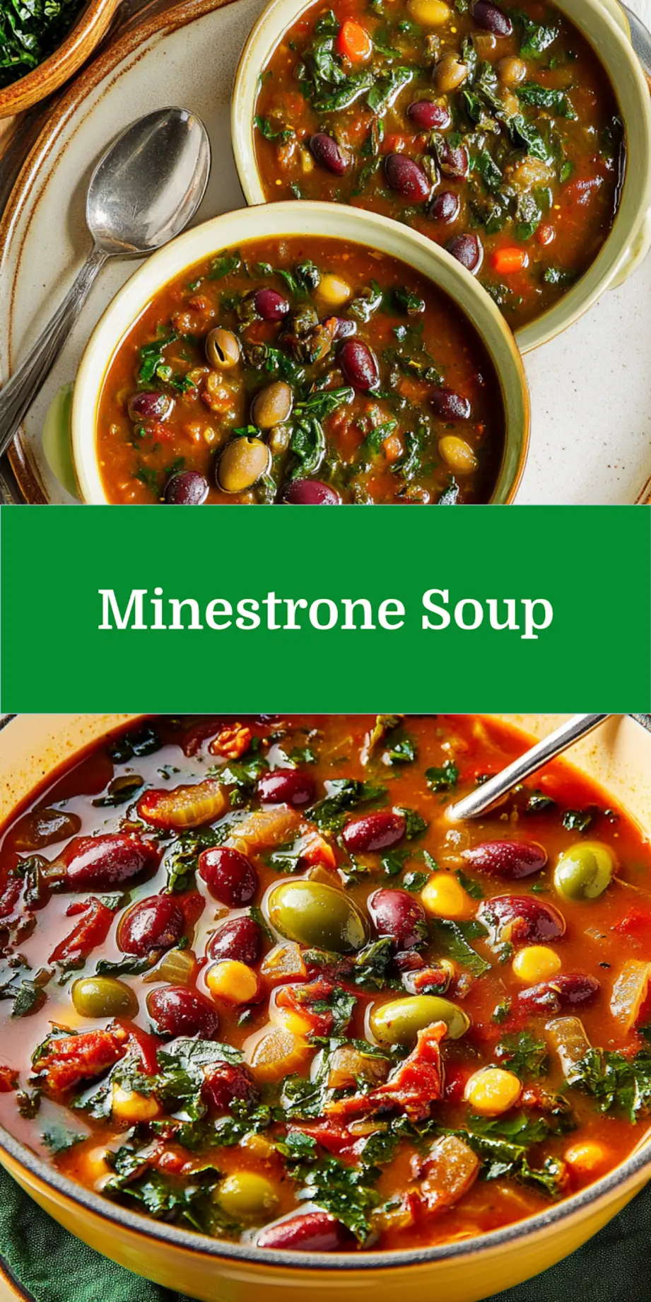 OLIVE GARDEN MINESTRONE SOUP centered hero view, clean and uncluttered