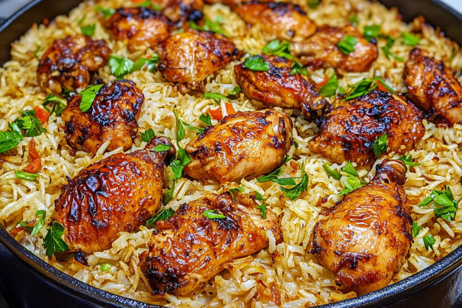 One Pot Chicken and Rice Easy Weeknight Dinner Recipe