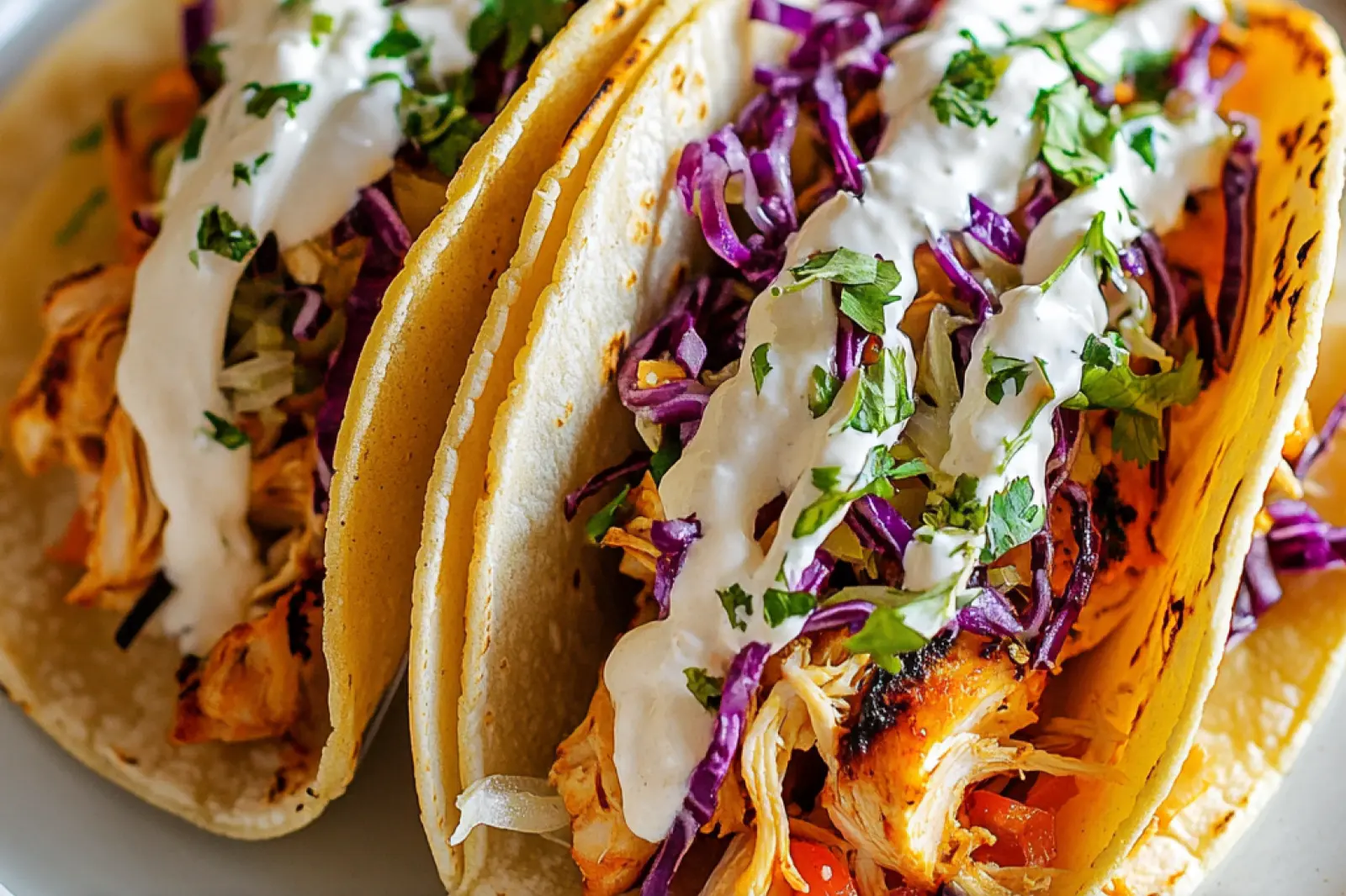 Leftover Rotisserie Chicken Tacos Spring Fresh Vibrant Dinner