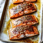 20 MINUTE HONEY MUSTARD SALMON centered hero view, clean and uncluttered