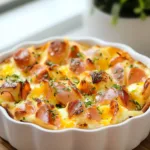 BAKED EGG BOATS RECIPE centered hero view, clean and uncluttered
