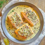 CREAMY MARRY ME SALMON centered hero view, clean and uncluttered