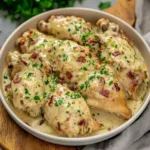 CROCK POT CRACK CHICKEN centered hero view, clean and uncluttered