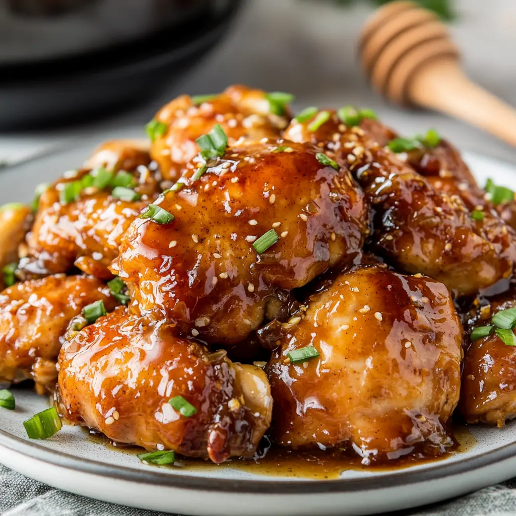 Crock Pot Honey Garlic Chicken