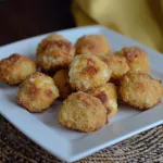 LOW CARB KETO COTTAGE CHEESE CHICKEN NUGGETS centered hero view, clean and uncluttered
