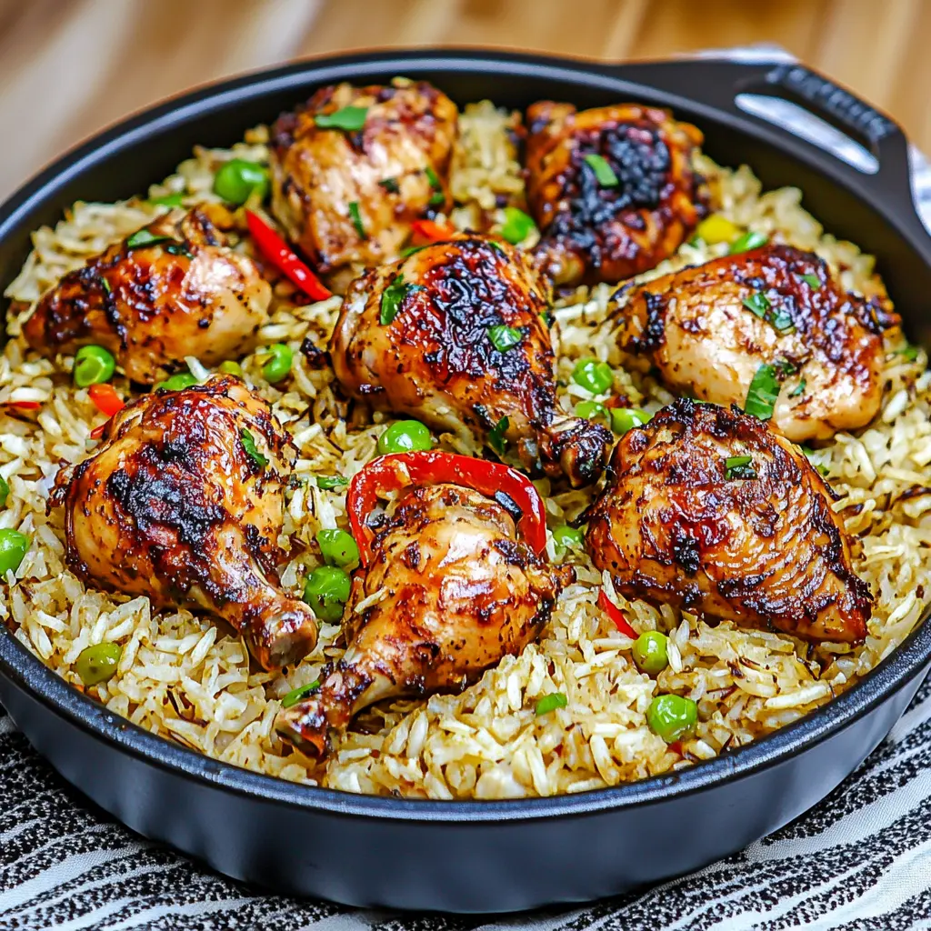 One Pot Chicken and Rice Easy Weeknight Dinner Recipe