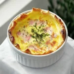 SAVORY BREAKFAST CREPES centered hero view, clean and uncluttered