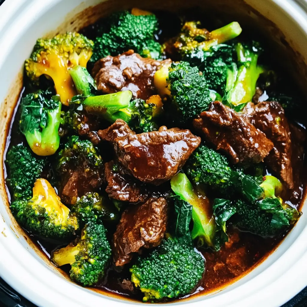 Slow Cooker Beef and Broccoli