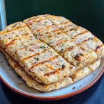 THE EASIEST HIGH PROTEIN FLATBREAD centered hero view, clean and uncluttered