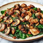 TURKEY SPINACH MUSHROOM centered hero view, clean and uncluttered