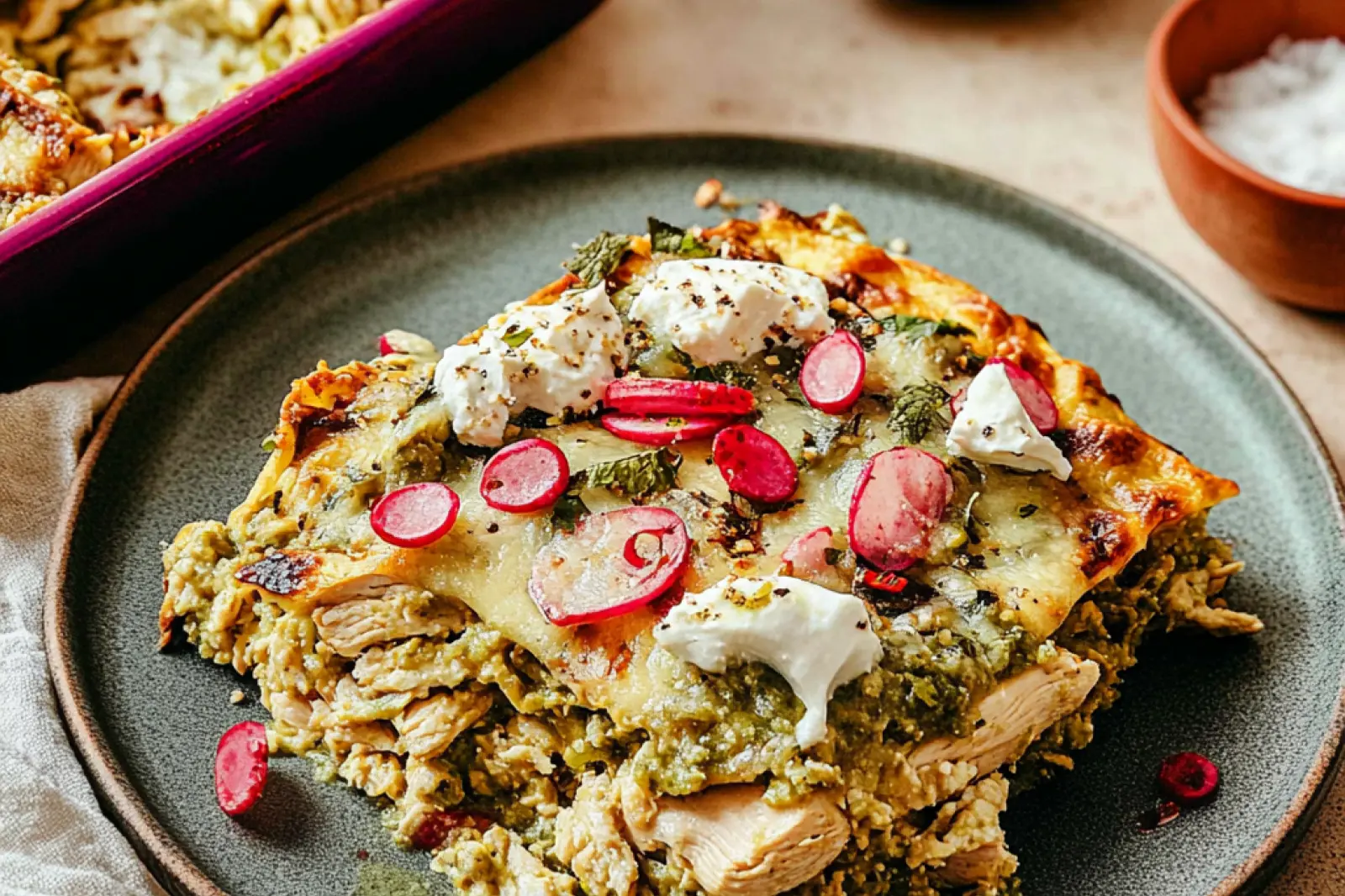 Salsa Verde Chicken Casserole Easy Weeknight Dinner