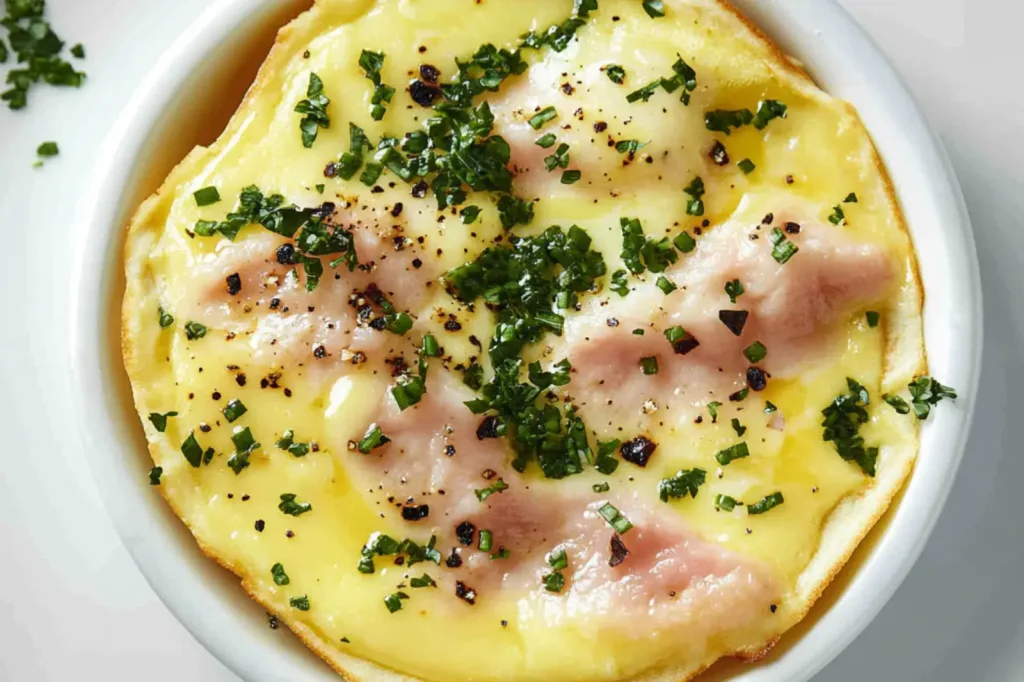 SAVORY BREAKFAST CREPES centered hero view, clean and uncluttered