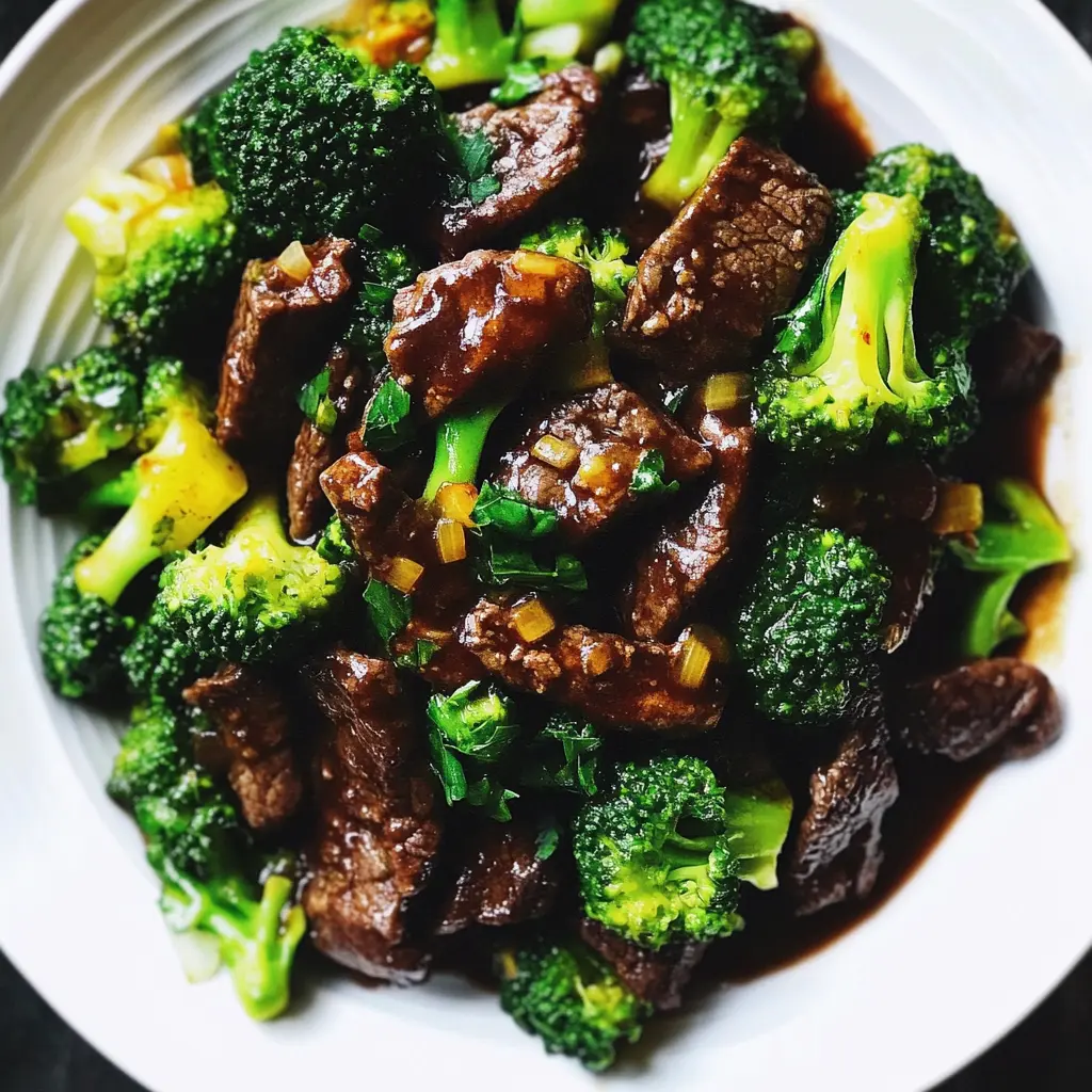 Slow Cooker Beef and Broccoli Easy Weeknight Dinner 6 SLOW COOKER BEEF AND BROCCOLI centered hero view, clean and uncluttered