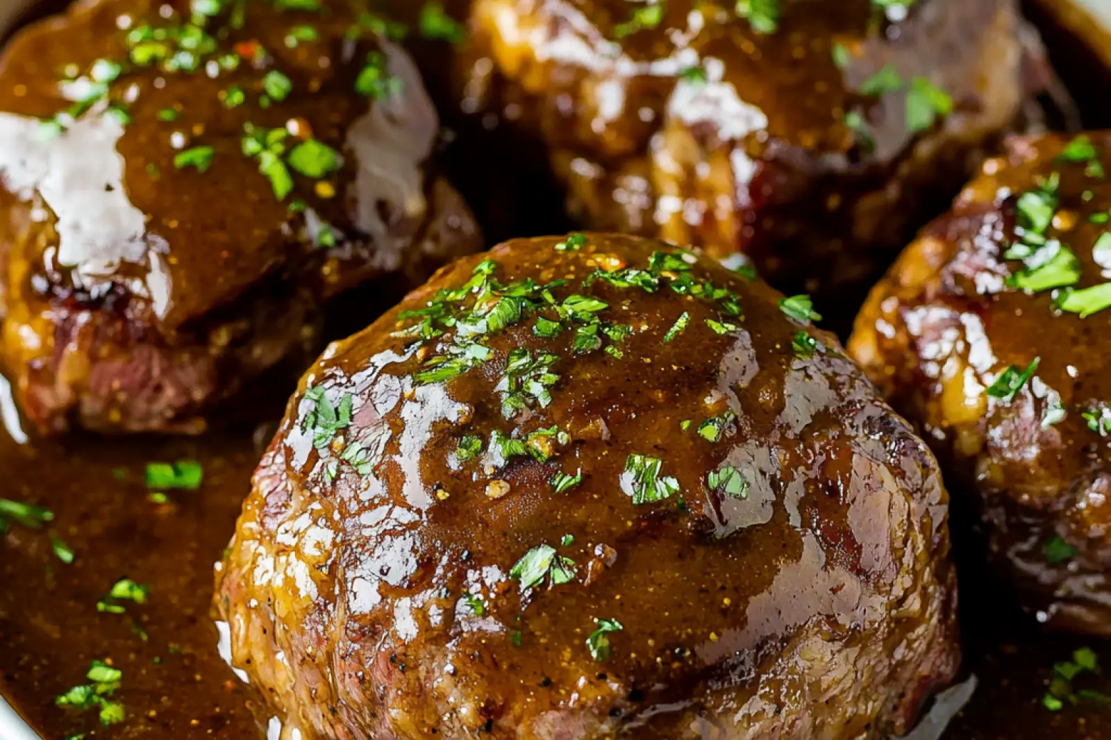 Slow Cooker Salisbury Steak Easy Cozy Dinner