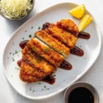 Air Fryer Chicken Katsu Panko recipe, served and ready to eat, easy homemade dish