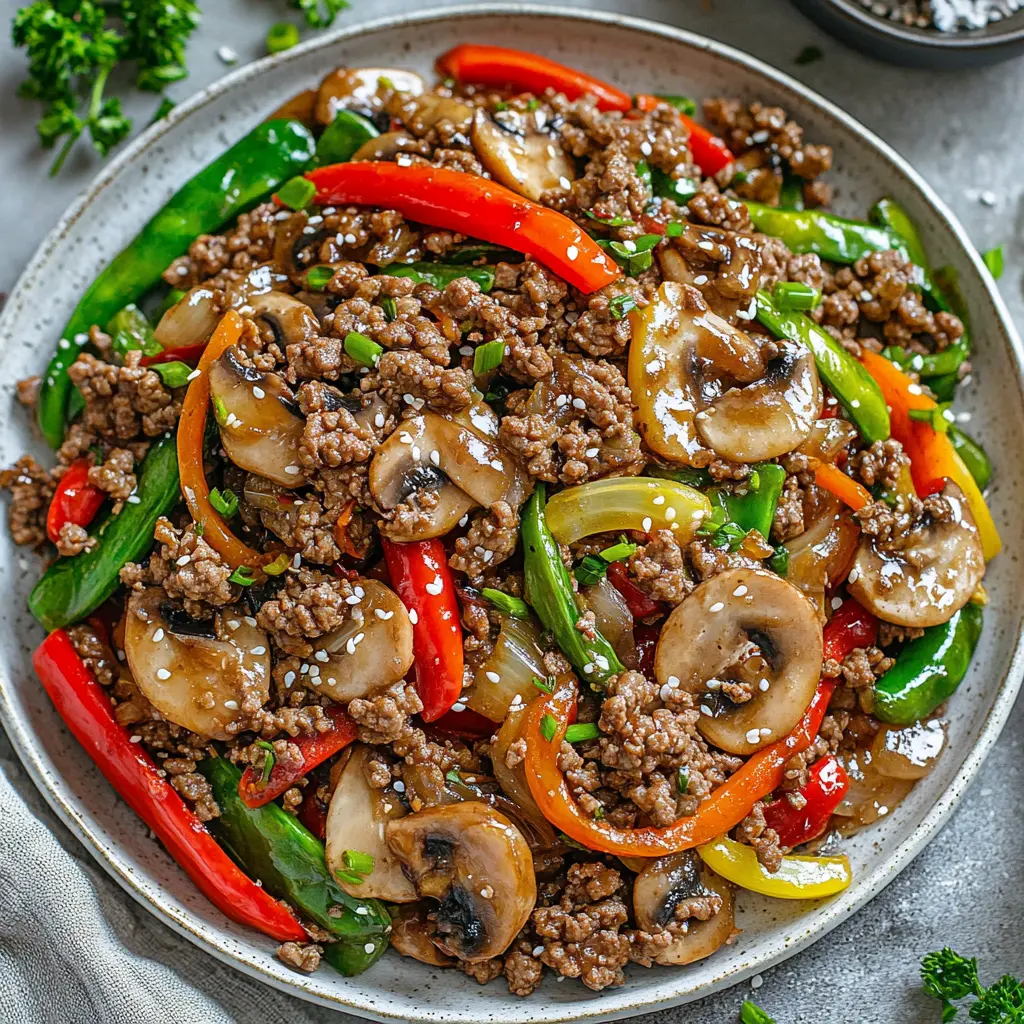 Ground Beef Stir Fry Vegetables