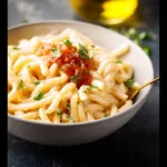 High Protein Cottage Cheese Pasta Sauce recipe, served and ready to eat, easy homemade dinner