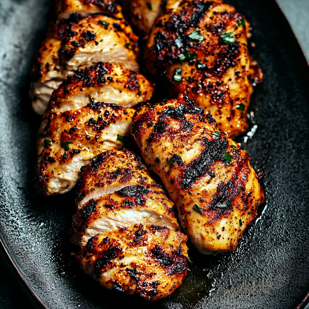 Ridiculously Good Air Fryer Chicken Breast Satisfying Perfect Recipe 6 Air Fryer Chicken Breast recipe, served and ready to eat, easy homemade dinner