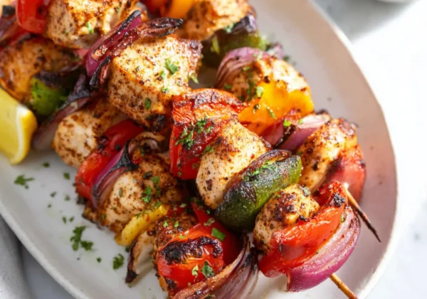 Air Fryer Chicken Kabobs Summer Vibrant Fresh Flavors You Will Love