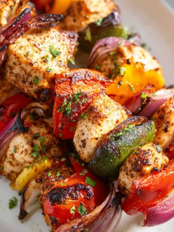 Air Fryer Chicken Kabobs Summer Vibrant Fresh Flavors You Will Love