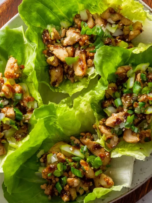 Air Fryer Chicken Lettuce Wraps Make the Best Satisfying New Dinner