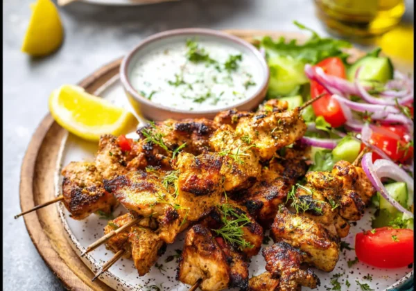 Air Fryer Chicken Souvlaki Skewers Your New Favorite Satisfying Real Weeknight Dinner
