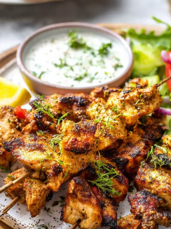 Air Fryer Chicken Souvlaki Skewers Your New Favorite Satisfying Real Weeknight Dinner
