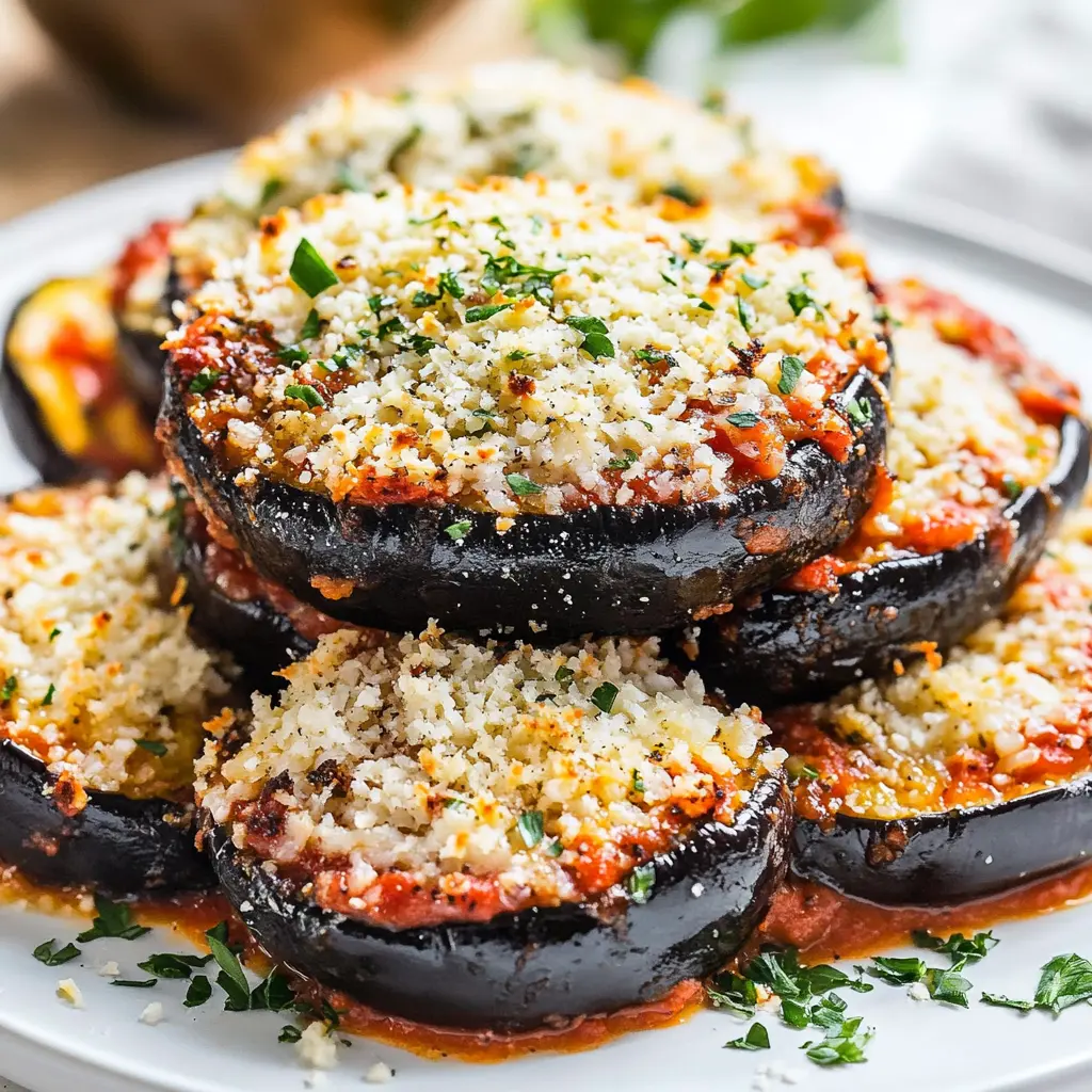 Air Fryer Eggplant Parmesan Cozy Crispy Weeknight Favorite 6 Air Fryer Eggplant Parmesan recipe, served and ready to eat, easy homemade dinner