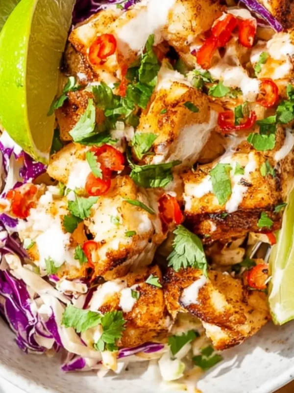 Air Fryer Fish Taco Bowl Low Carb Satisfying New Way to Make Dinner Real