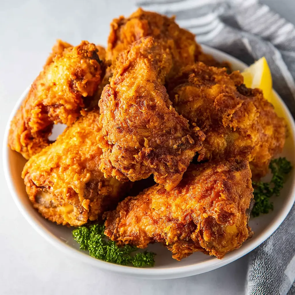 Air Fryer Fried Chicken Recipe Delivers Crispy Perfect Results 6 Air Fryer Fried Chicken recipe, served and ready to eat, easy homemade dinner