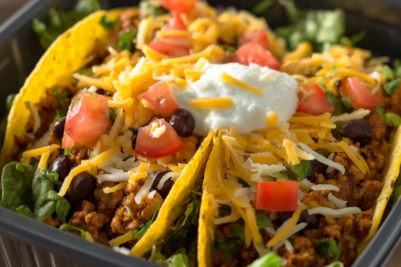 Air Fryer Ground Turkey Taco Bowl Satisfying Real Flavor Your Family Will Love
