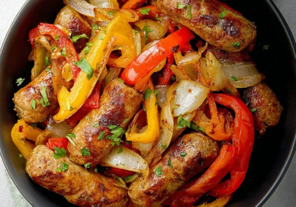 Air Fryer Italian Sausage and Peppers Make the Best Satisfying New Weeknight Dinner
