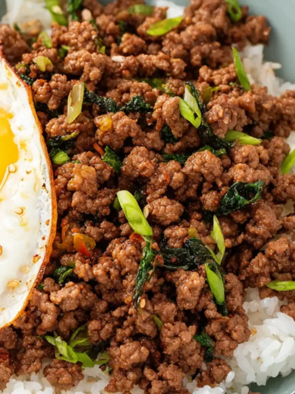 Air Fryer Korean Ground Beef Bowl Satisfying Real Flavor Your Family Will Love