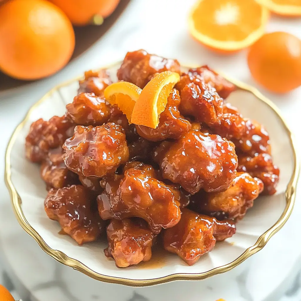Air Fryer Orange Chicken Comforting Crispy Weeknight Win 6 Air Fryer Orange Chicken recipe, served and ready to eat, easy homemade dinner