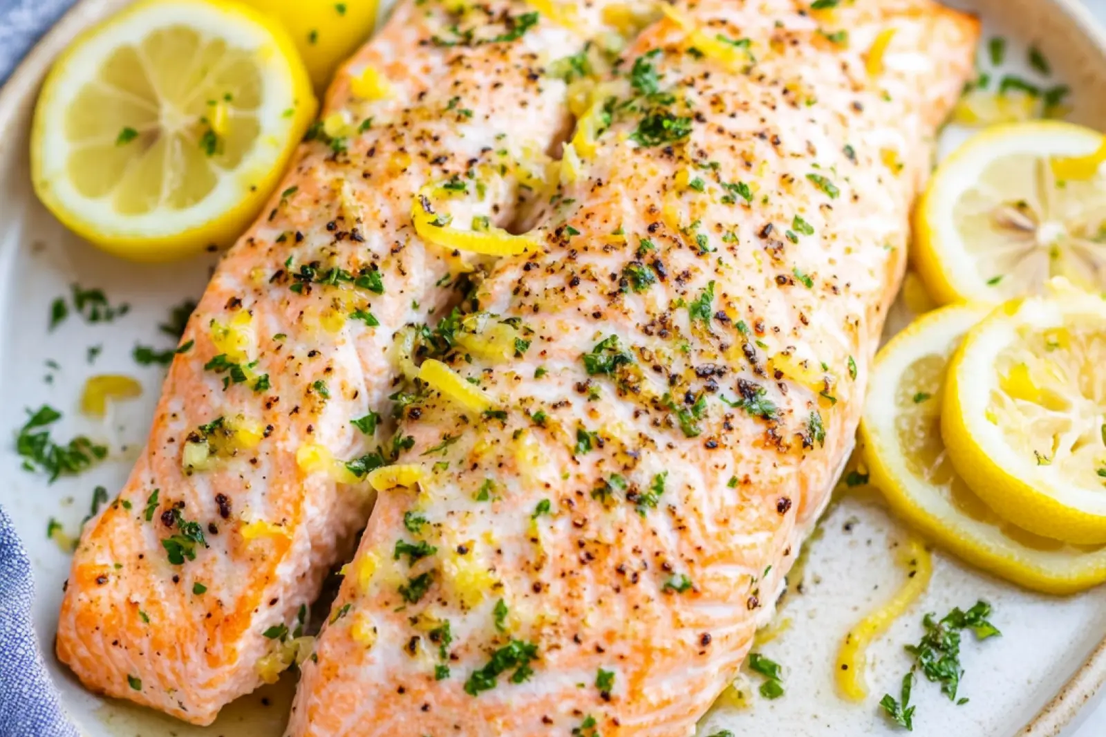 Air Fryer Salmon Lemon Garlic Comforting Easy Weeknight Recipe