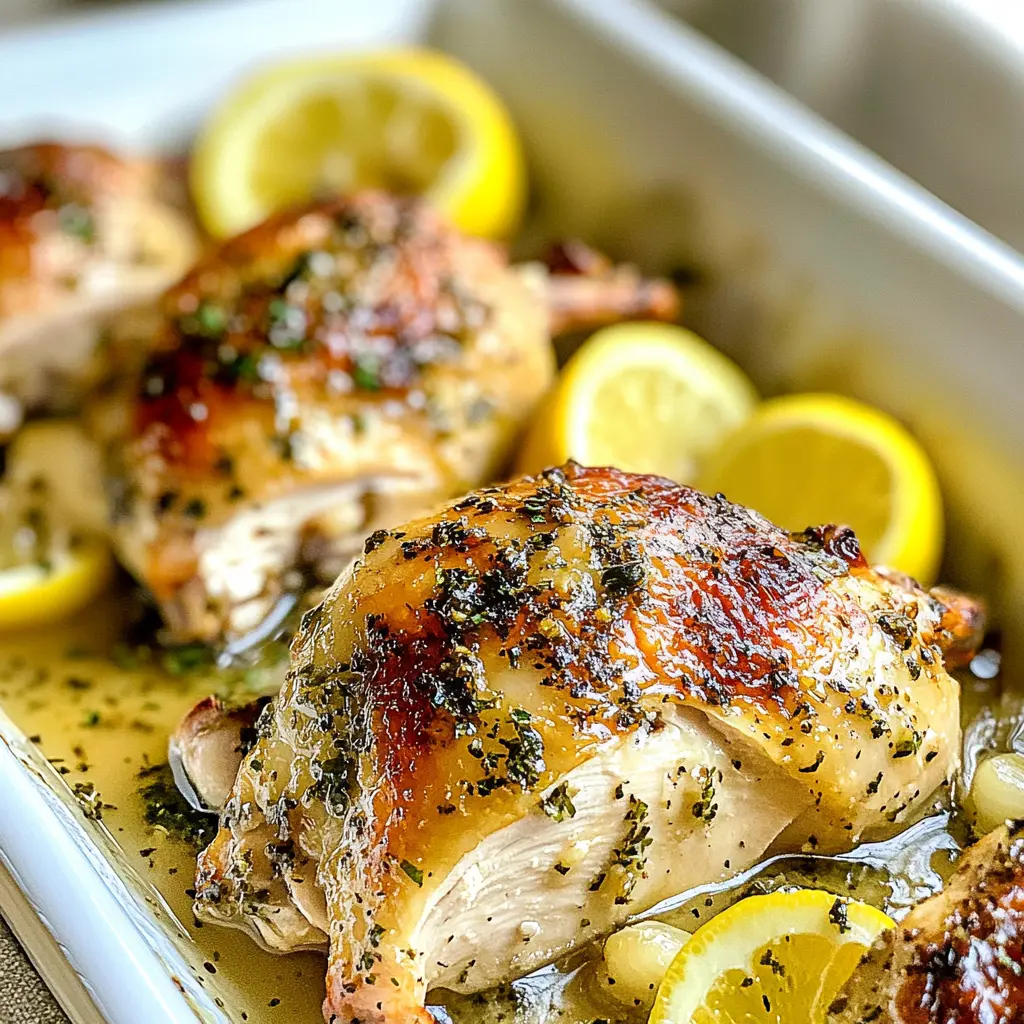 Baked Chicken Breast Lemon Garlic Recipe Comforting and Simple 6 Baked Chicken Breast Lemon Garlic recipe, served and ready to eat, easy homemade dinner