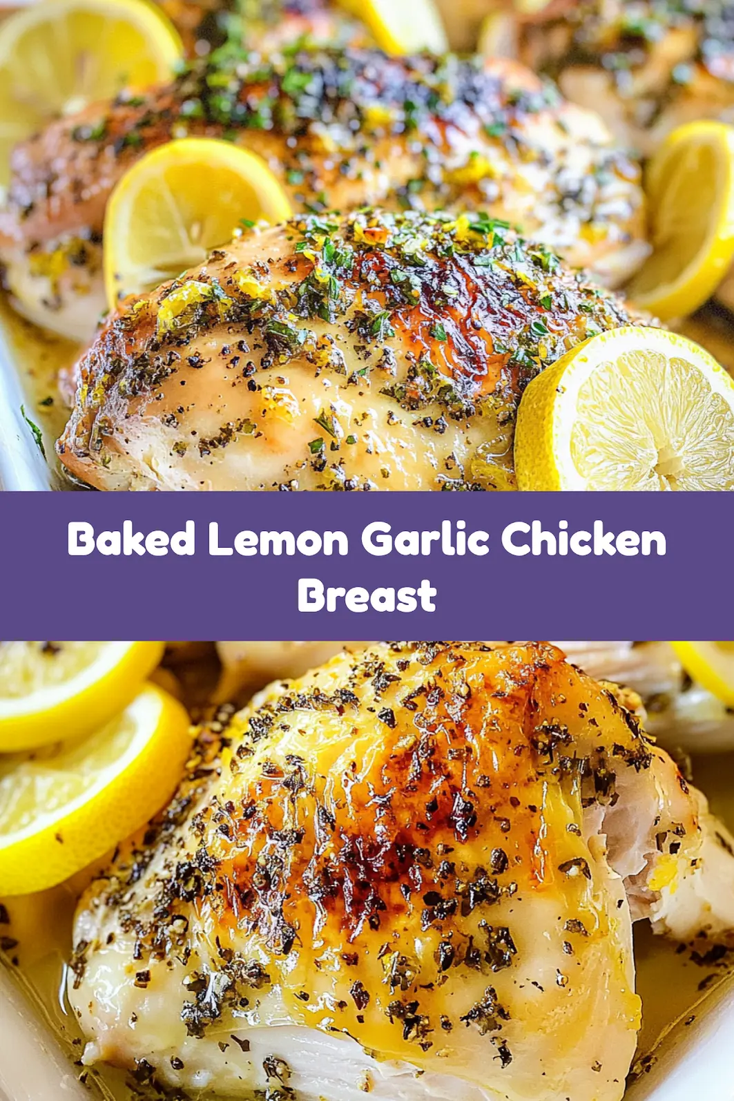 Baked Chicken Breast Lemon Garlic Recipe Comforting and Simple 7 Baked Chicken Breast Lemon Garlic recipe, served and ready to eat, easy homemade dinner