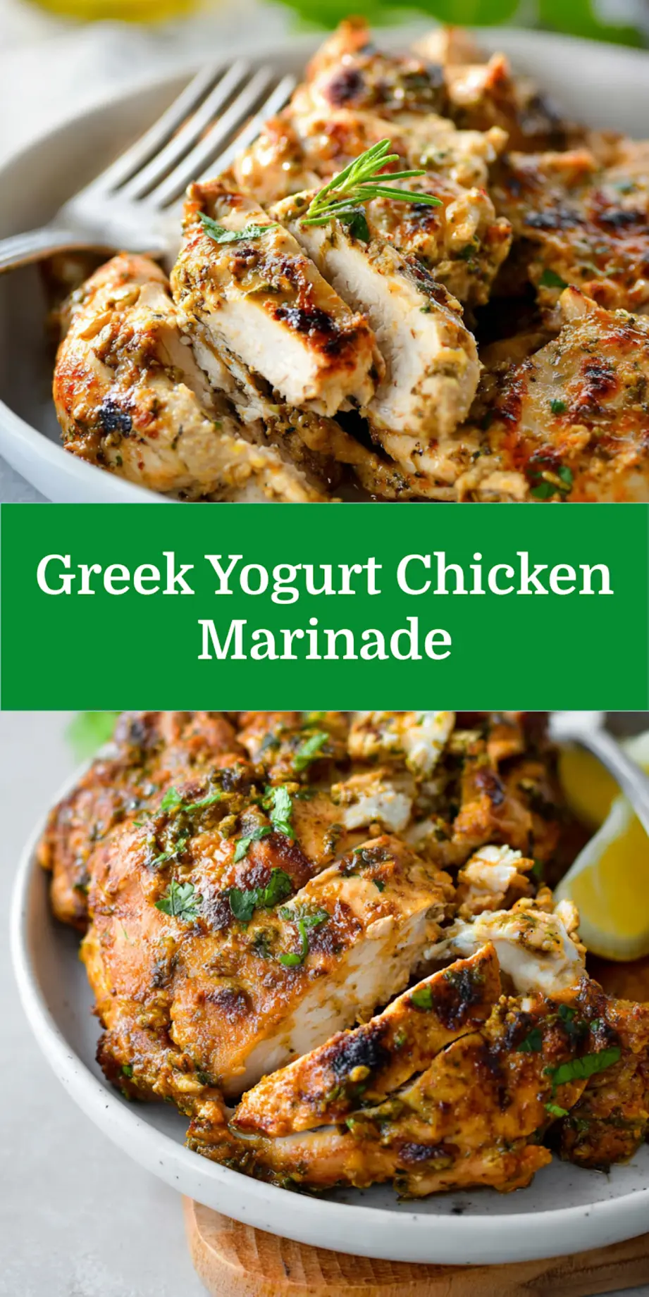 High Protein Greek Yogurt Chicken Marinade Tempting Recipe 7 Greek Yogurt Chicken Marinade recipe, served and ready to eat, easy homemade dinner