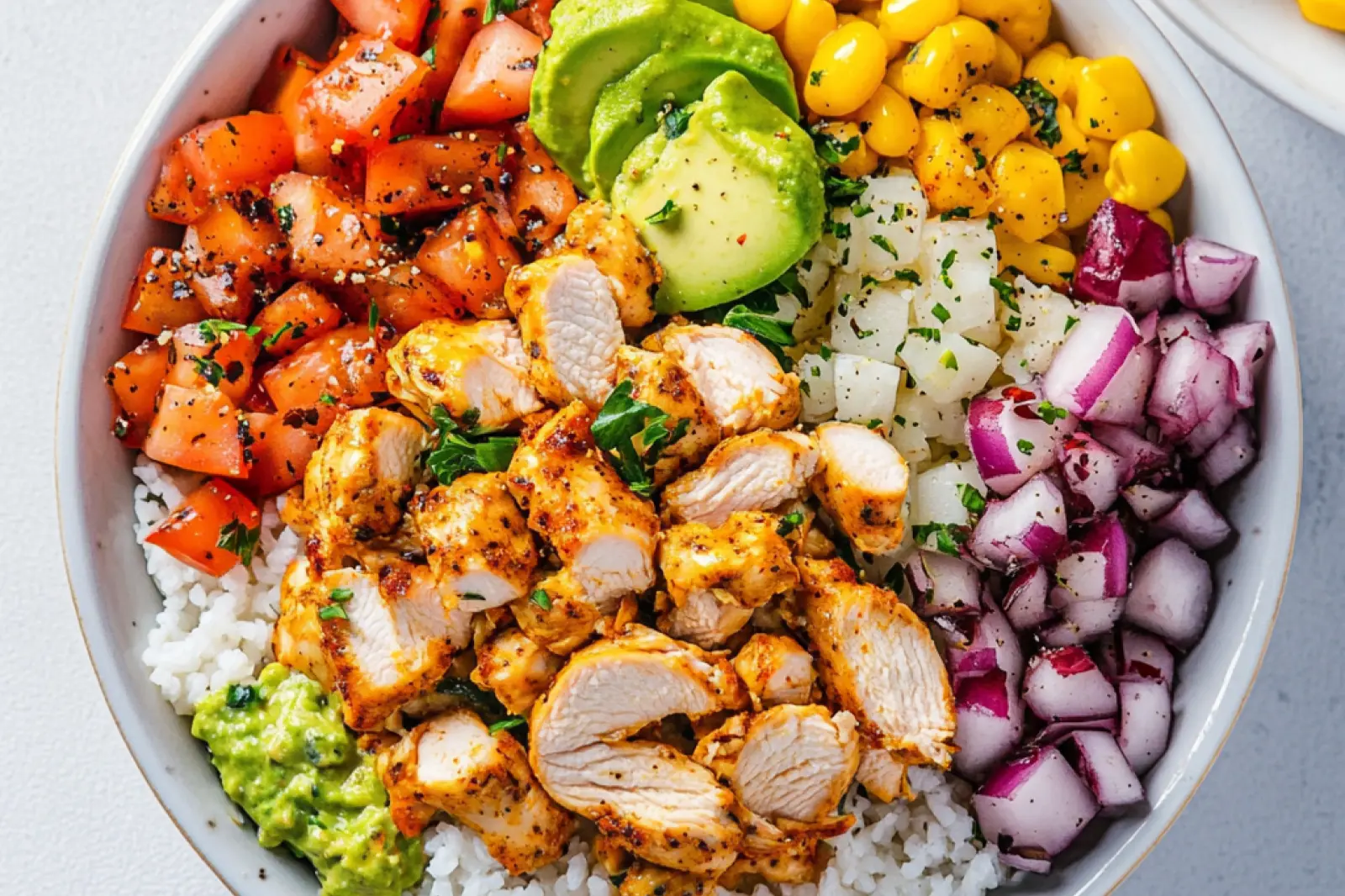 High Protein Chicken Bowl Meal Prep Satisfying Fresh Weekly