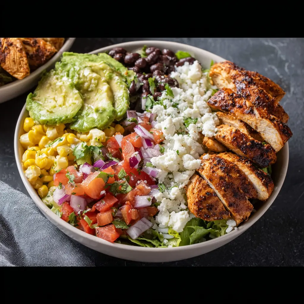 High Protein Chicken Bowl Chipotle Style Satisfying Real Flavor You Need Tonight 5 High Protein Chicken Bowl Chipotle Style served and ready to eat, an easy homemade chipotle-inspired dish